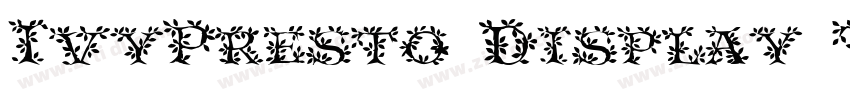 IvyPresto Display Th字体转换
